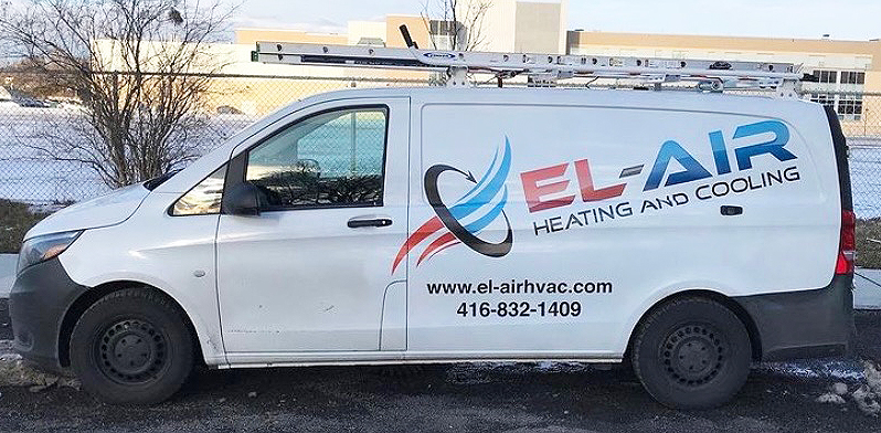 El-Air Heating and Cooling Service Truck